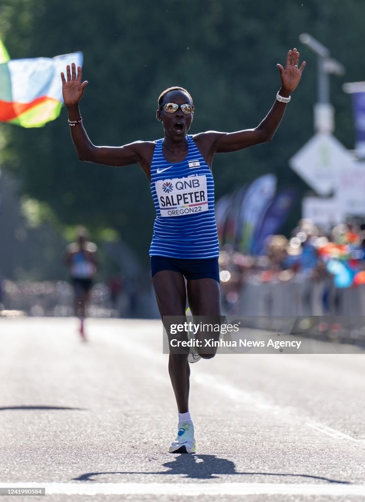 U.S.-EUGENE-ATHLETICS-WORLD CHAMPIONSHIPS-WOMEN'S MARATHON