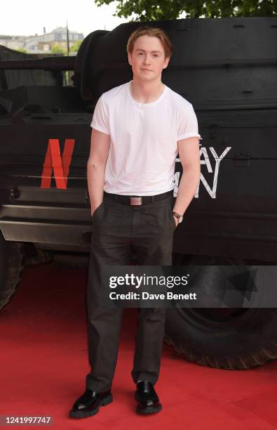 Kit Connor attends a special screening of "The Gray Man" at BFI Southbank on July 19, 2022 in London, England.