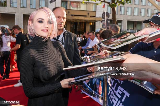 Joey King attends the "Bullet Train" Red Carpet Screening at Zoopalast on July 19, 2022 in Berlin, Germany.