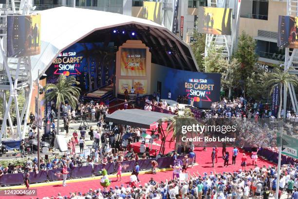 General view during the All-Star Red Carpet Show at L.A. Live on Tuesday, July 19, 2022 in Los Angeles, California.