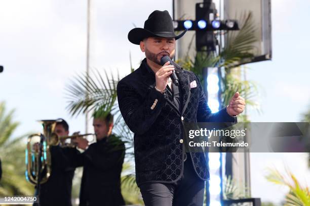 Conciertos de Verano en Telemundo - Larry Hernández" -- Pictured: Larry Hernández at the Telemundo Center in Miami, FL on July 15, 2022 --