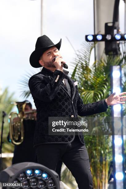 Conciertos de Verano en Telemundo - Larry Hernández" -- Pictured: Larry Hernández at the Telemundo Center in Miami, FL on July 15, 2022 --