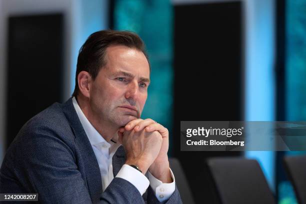 Thomas Schaefer, chief executive officer of Volkswagen AG's VW brand, during an interview in Wolfsburg, Germany, on Wednesday, July 13, 2022. To...