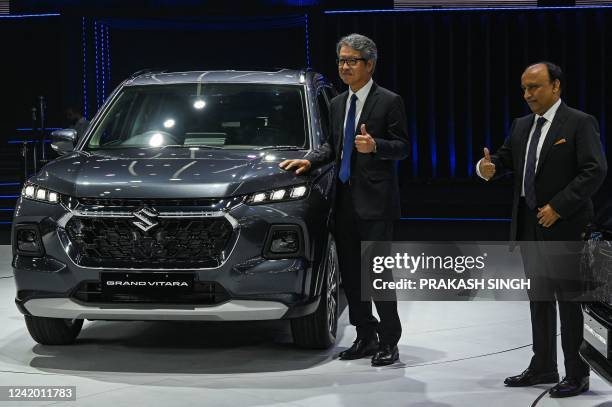 The managing director and chief executive officer of Maruti Suzuki India Limited Hisashi Takeuchi and senior executive director for marketing and...