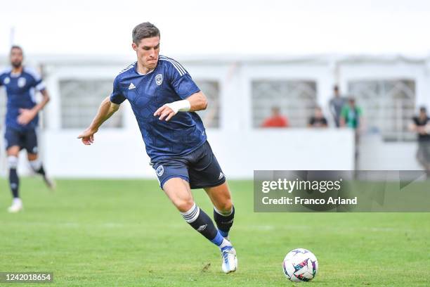 Danylo IGNATENKO of Girondins de Bordeaux during the Friendly match between Saint Etienne and Bordeaux on July 20, 2022 in Vichy, France.