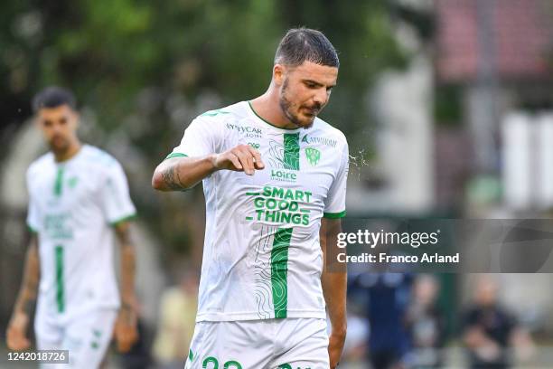 Anthony BRIANCON of Saint Etienne during the Friendly match between Saint Etienne and Bordeaux on July 20, 2022 in Vichy, France.