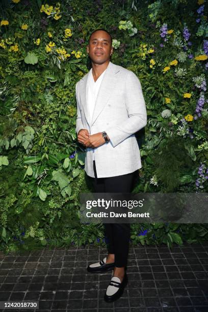 Reggie Yates attends the British Vogue X Self-Portrait Summer Party at Chiltern Firehouse on July 20, 2022 in London, England.