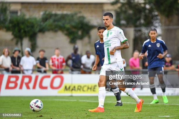 Jimmy GIRAUDON of Saint Etienne during the Friendly match between Saint Etienne and Bordeaux on July 20, 2022 in Vichy, France.