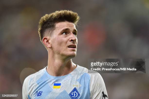 Benjamin Verbic of Dynamo looks on during the UEFA Champions League Second Qualifying Round First Leg match between Dynamo Kyiv and Fenerbahce at LKS...