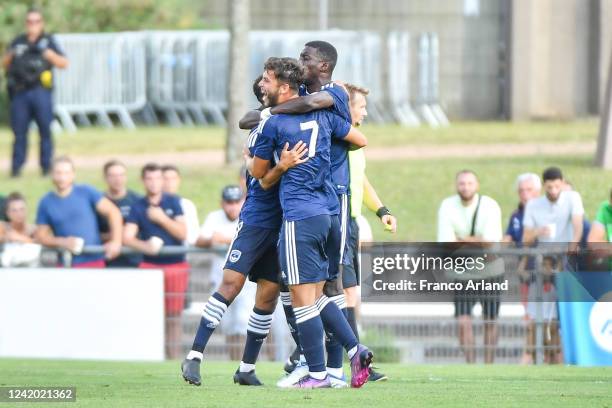 Tom LACOUX of Girondins de Bordeaux during the Friendly match between Saint Etienne and Bordeaux on July 20, 2022 in Vichy, France.