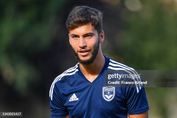 Tom LACOUX of Girondins de Bordeaux during the Friendly match between Saint Etienne and Bordeaux on July 20, 2022 in Vichy, France.