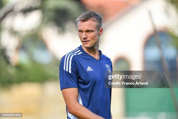 Stian GREGERSEN of Girondins de Bordeaux during the Friendly match between Saint Etienne and Bordeaux on July 20, 2022 in Vichy, France.