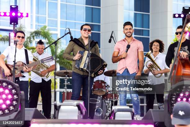 Conciertos de Verano en Telemundo - Marca Registrada" -- Pictured: Marca Registrada, Carlos Adyan at the Telemundo Center in Miami, FL on July 22,...