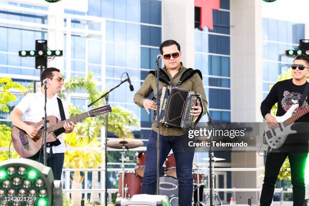 Conciertos de Verano en Telemundo - Marca Registrada" -- Pictured: Marca Registrada at the Telemundo Center in Miami, FL on July 22, 2022 --