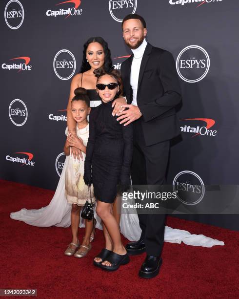 The 2022 ESPYS Presented by Capital One is hosted by NBA superstar Stephen Curry. The ESPYS broadcasted live on ABC Wednesday, July 20, at 8 p.m....