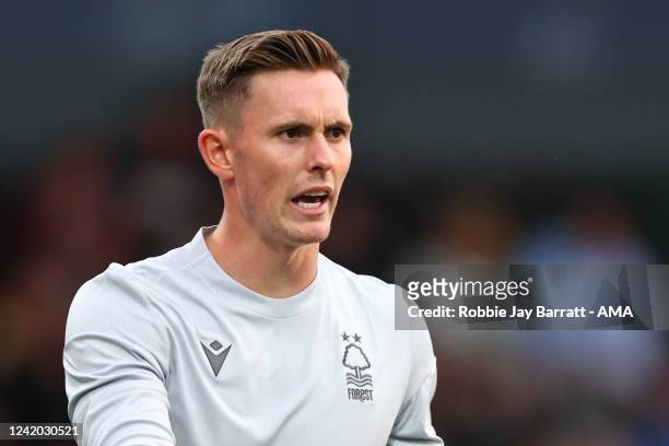 Dean Henderson of Nottingham Forest during the Pre Season Friendly match between Nottingham Forest and Hertha Berlin at Pirelli Stadium on July 20,...