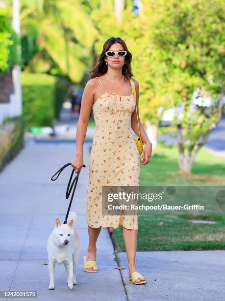 Sara Sampaio is seen on July 20, 2022 in Los Angeles, California.