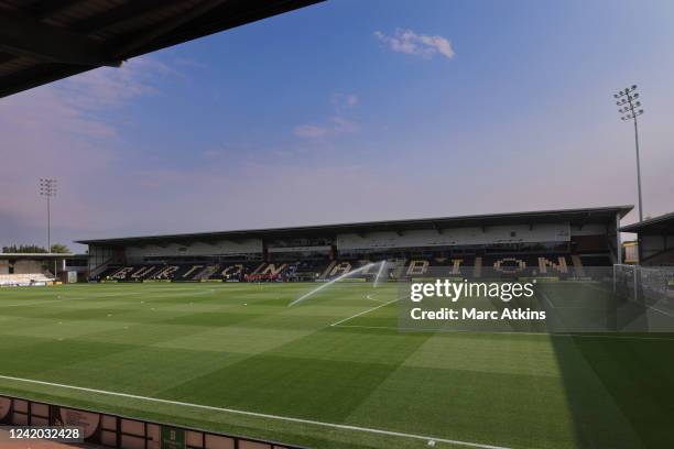 General view of Pirelli Stadium during the Pre-Season Friendly match between Nottingham Forest and Hertha Berlin at Pirelli Stadium on July 20, 2022...