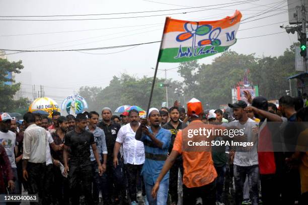 Crowd of people seen at Dharmatala during the Rally The 21st July Martyr's Day Rally is an annual mass rally organised by the All India Trinamool...