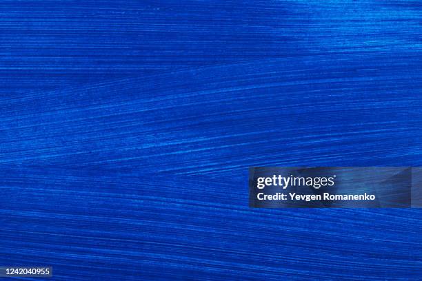 blue hand painted textured wallpaper - brush painting stock pictures, royalty-free photos & images