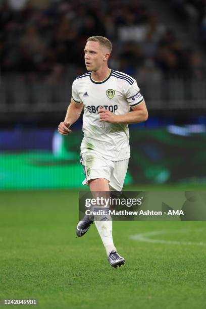 Adam Forshaw of Leeds United during the Pre-Season friendly match between Leeds United and Crystal Palace at Optus Stadium on July 22, 2022 in Perth,...