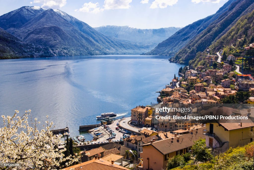 Quaint village on remote lake