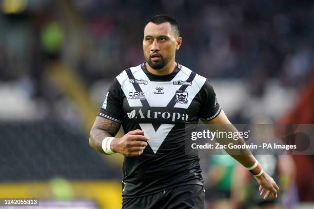 Hull FC's Ligi Sao during the Betfred Super League match at MKM Stadium, Hull. Picture date: Friday July 22, 2022.