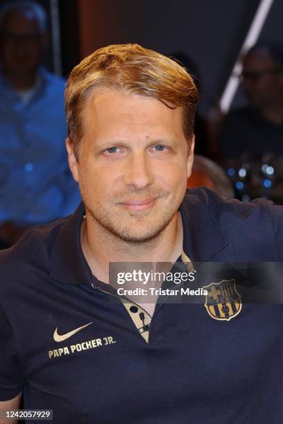 Oliver Pocher during the NDR Talk Show on July 22, 2022 in Hamburg, Germany.