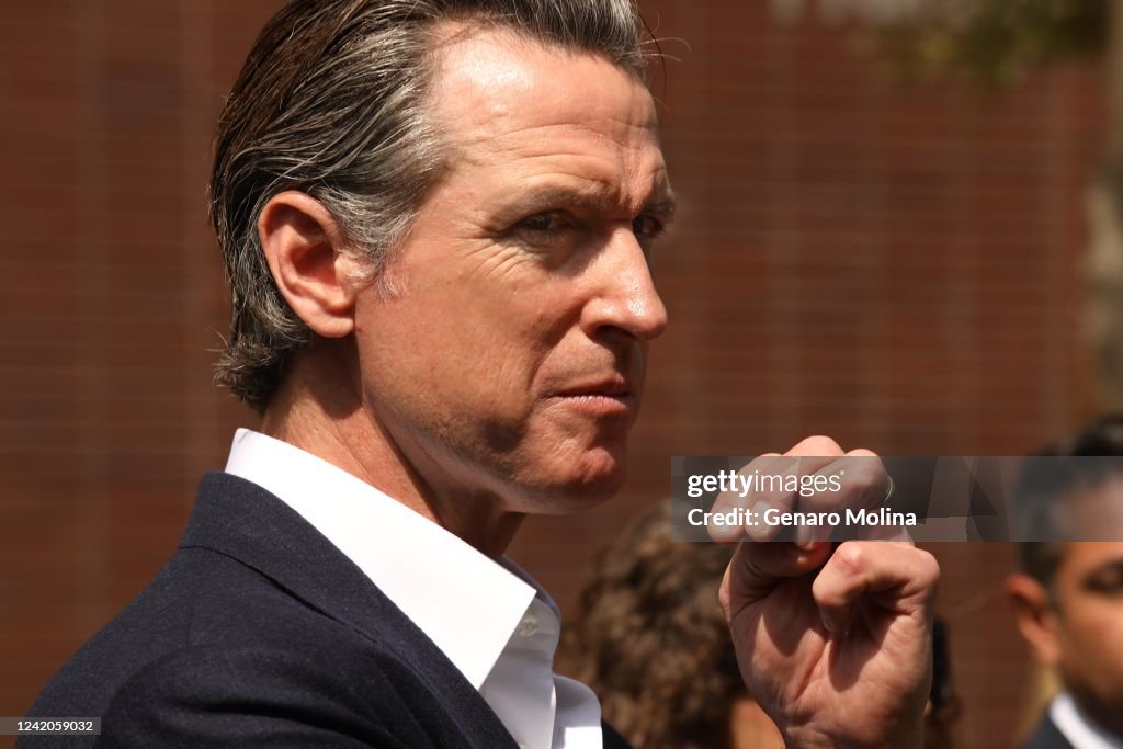 Gov. Newsom and illegal guns presser
