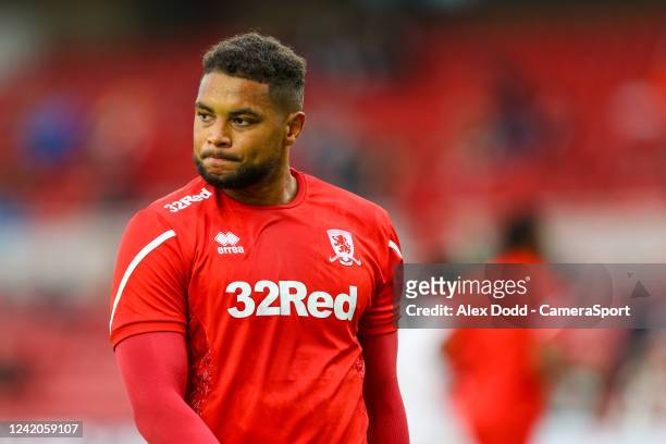 Middlesbroughs Zack Steffen during the Football Friendly match between Middlesbrough and Olympique de Marseille at Riverside Stadium on July 22, 2022...