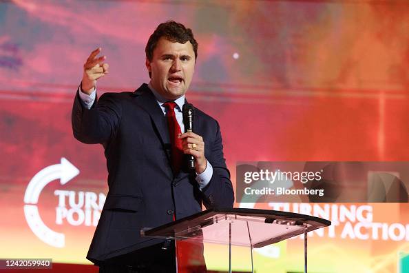 Charlie Kirk, founder and executive director of Turning Point USA ...