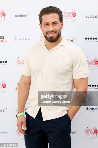 Kem Cetinay attends The British Podcast Awards 2022 in Kennington Park on July 23, 2022 in London, England.