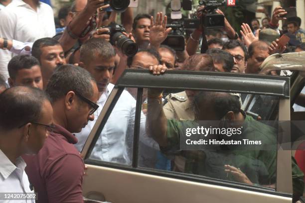 Trinamool Congress leader Partha Chatterjee, former education minister and current Industry and Commerce minister, arrested by Enforcement...