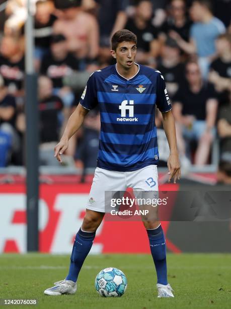 Edgar Gonzalez of Real Betis during the friendly match between PSV Eindhoven and Real Betis at Phillips Stadium on July 23, 2022 in Eindhoven,...