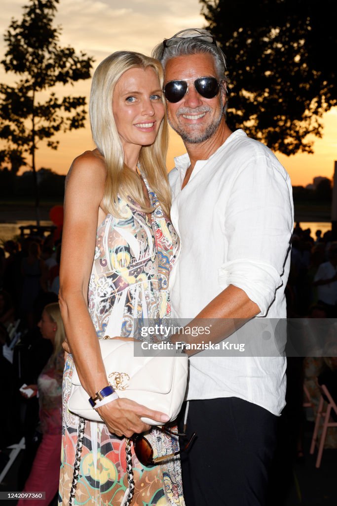 Birte Prange and Paul Prange during the Duesseldorf Fashion Days