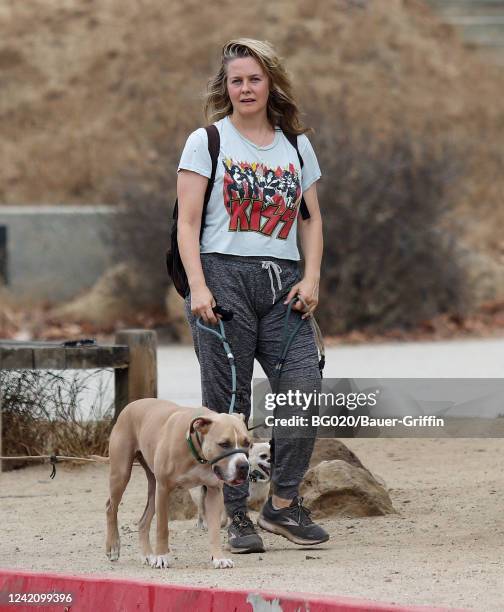 Alicia Silverstone is seen on July 24, 2022 in Los Angeles, California.