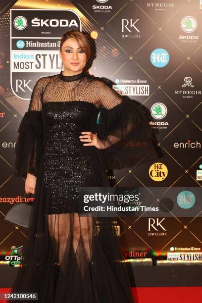 Indian television actor Urvashi Dholakia during the HT India's Most Stylish Awards 2022" at St Regis, Worli, on July 16, 2022 in Mumbai, India.