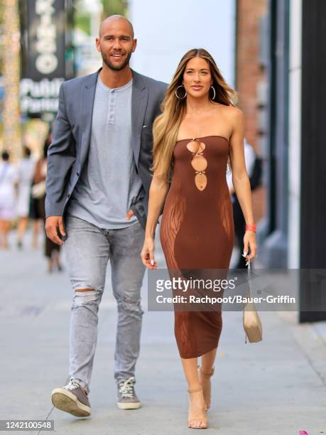 Barbie Blank Coba and Joe Coba are seen on July 24, 2022 in Los Angeles, California.