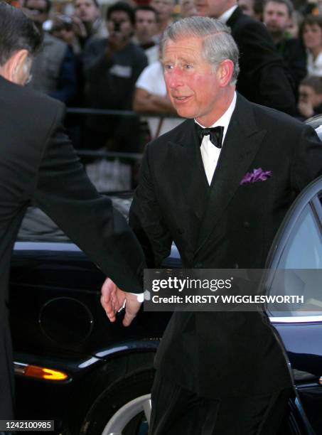 Britain's Prince Charles arrives to the Royal world premiere of the film "Stairway to Heaven" in Leicester Square, London, 30 April 2007. "Stairway...