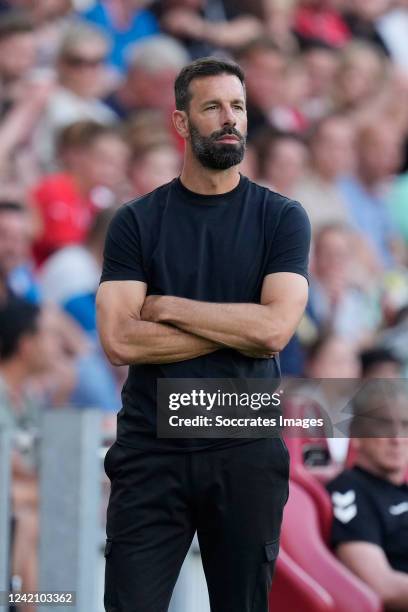 Coach Ruud van Nistelrooij of PSV during the Club Friendly match between PSV v Real Betis Sevilla at the Philips Stadium on July 23, 2022 in...