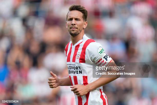 Luuk de Jong of PSV during the Club Friendly match between PSV v Real Betis Sevilla at the Philips Stadium on July 23, 2022 in Eindhoven Netherlands