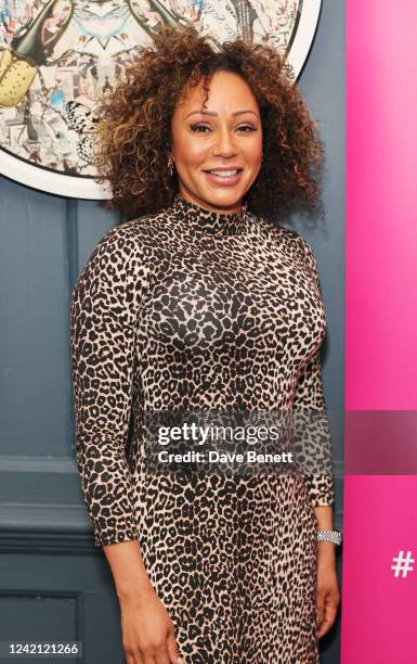 Mel B attends the Women's Aid "Love Should Not Hurt" NFT Art Launch, part of the Come Together to End Domestic Abuse campaign, at Blacks Club on July...