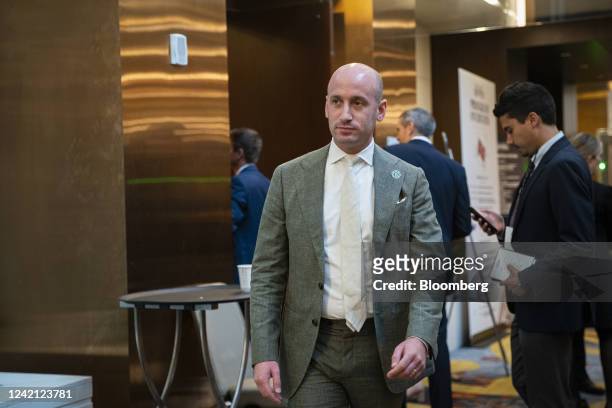 Stephen Miller, former White House senior advisor for policy, during the America First Policy Institute's America First Agenda Summit in Washington,...
