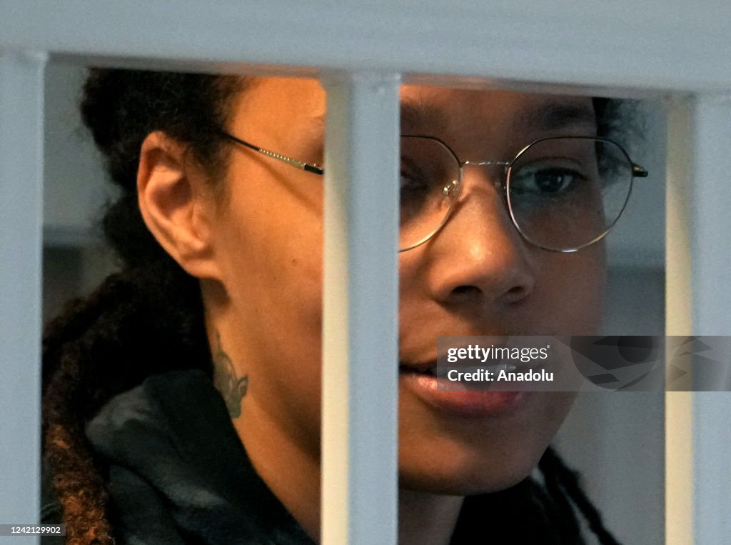 Basketball star Brittney Griner questioned at the Khimki City Court