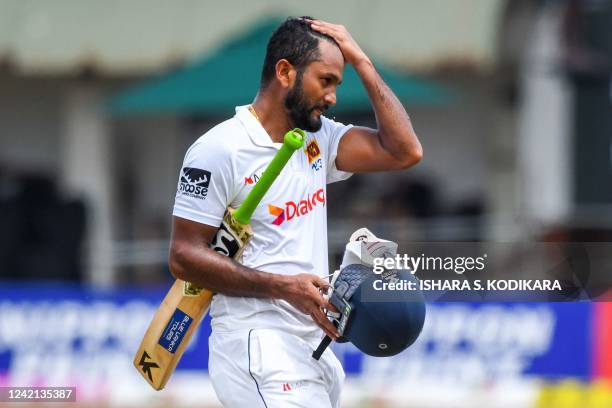 Dimuth Rangana Dimuth Karunaratne Photos Photos and Premium High Res Pictures - Getty ...