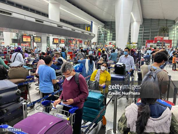 Indira Gandhi International Airport in Delhi, India, on May 31, 2022.
