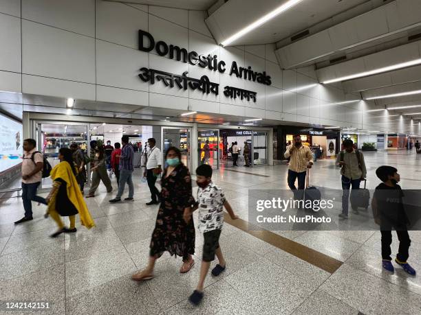 Indira Gandhi International Airport in Delhi, India, on May 31, 2022.