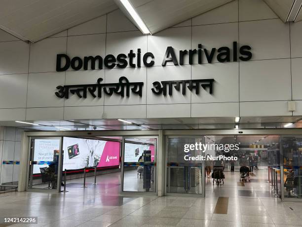 Indira Gandhi International Airport in Delhi, India, on May 31, 2022.