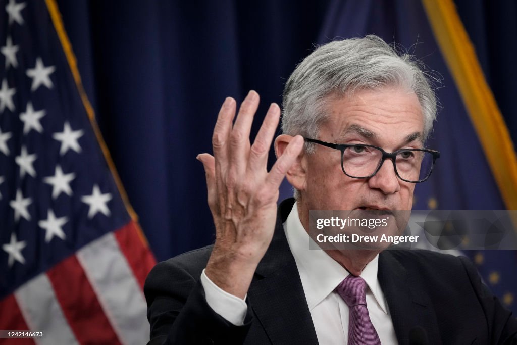 Federal Reserve Chair Jerome Powell Holds News Conference Following Federal Open Market Committee Meeting