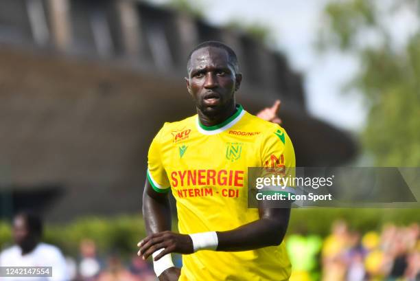 Moussa Sissoko during the Friendly match between Saint-Nazaire and Rennes at Stade Leo Lagrange on July 27, 2022 in Saint-Nazaire, France.